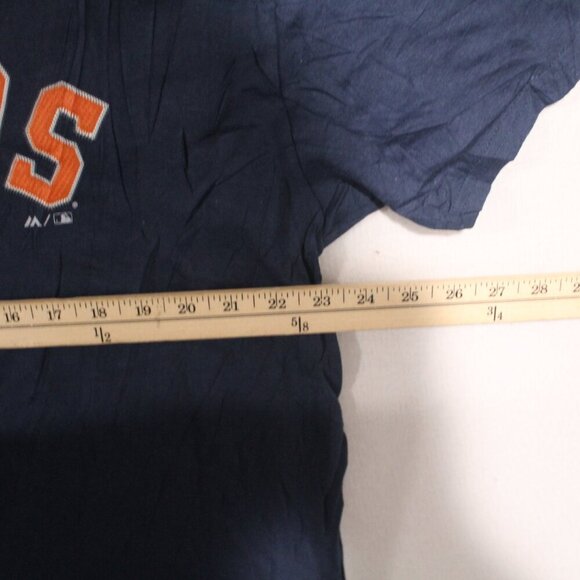 Majestic Men Blue Houston Astros 2 Bergman Shirt Size XL - Picture 6 of 10